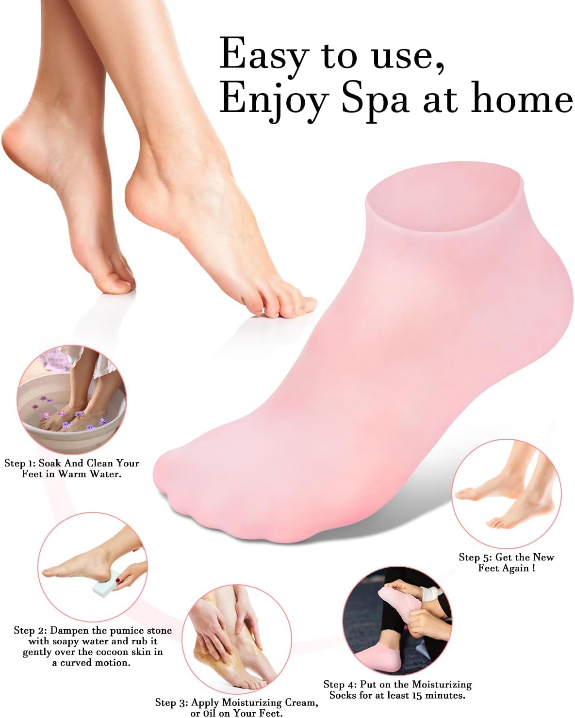 S4 SilicSox silikonové hydratační ponožky