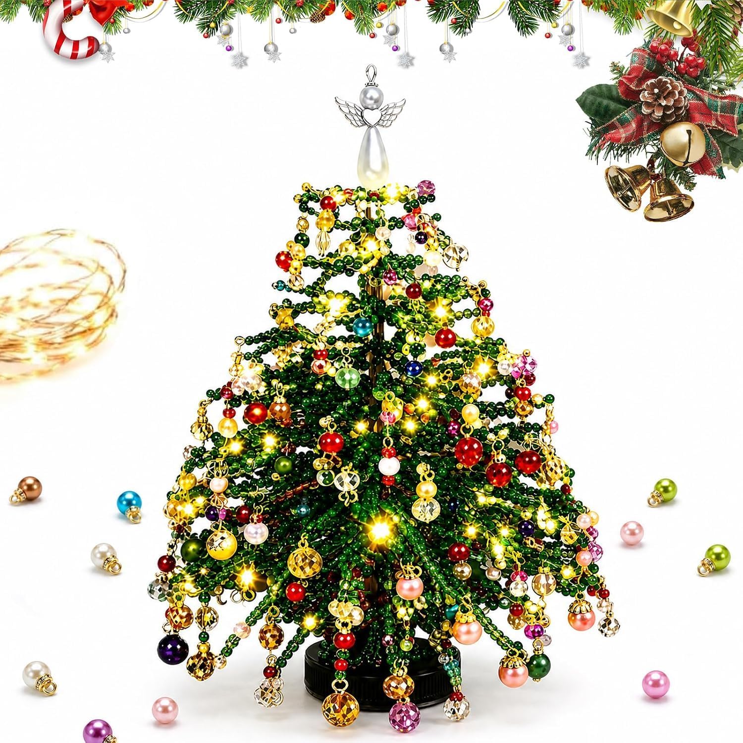 S1 BeadTree sada na vánoční stromeček z korálků